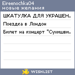 My Wishlist - eireenochka04