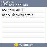 My Wishlist - el_draco