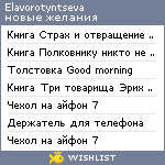 My Wishlist - elavorotyntseva