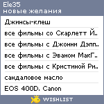 My Wishlist - ele35