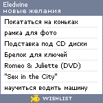 My Wishlist - eledwine