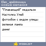 My Wishlist - elen_apelsinovaya