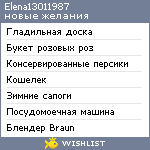 My Wishlist - elena13011987