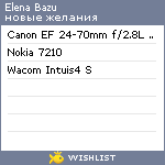 My Wishlist - elenabazu