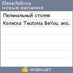 My Wishlist - elenachizhova