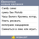 My Wishlist - elenmorrison