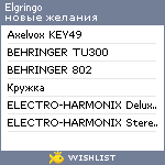 My Wishlist - elgringo