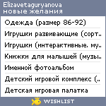 My Wishlist - elizavetaguryanova