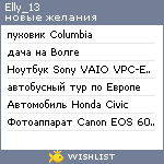 My Wishlist - elly_13