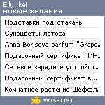 My Wishlist - elly_kei