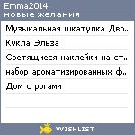 My Wishlist - emma2014