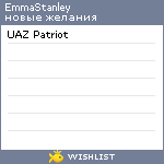 My Wishlist - emmastanley