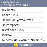 My Wishlist - emolyarenko