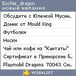 My Wishlist - enchie_dragon