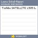 My Wishlist - enkeli_ripperi