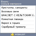 My Wishlist - ensoru