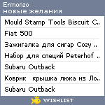 My Wishlist - ermonzo