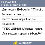 My Wishlist - ershov888