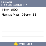 My Wishlist - erurosu