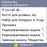 My Wishlist - eskolastika