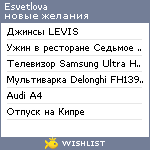 My Wishlist - esvetlova