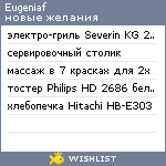 My Wishlist - eugeniaf