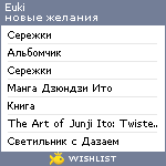My Wishlist - euki