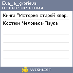 My Wishlist - eva_a_grorieva