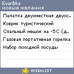 My Wishlist - evaribka