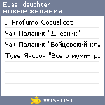 My Wishlist - evas_daughter