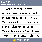 My Wishlist - everkid