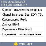 My Wishlist - everyhomeiswired