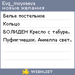 My Wishlist - evg_moyseeva