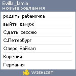 My Wishlist - evilla_lamia