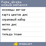 My Wishlist - fajna_ukrajna