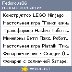 My Wishlist - fedorova86