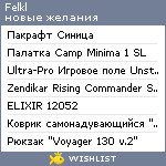 My Wishlist - felkl