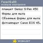 My Wishlist - fenechka88