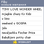 My Wishlist - filby