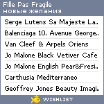 My Wishlist - fille_pas_fragile