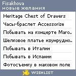 My Wishlist - fisakhova