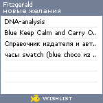 My Wishlist - fitzgerald