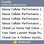 My Wishlist - fivehills