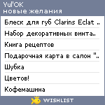 My Wishlist - for_yu