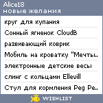 My Wishlist - foralice