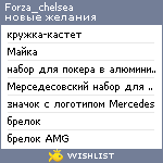 My Wishlist - forza_chelsea