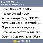 My Wishlist - freelancer163