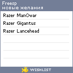 My Wishlist - freesp