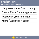 My Wishlist - freulein_irina