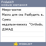 My Wishlist - frida669